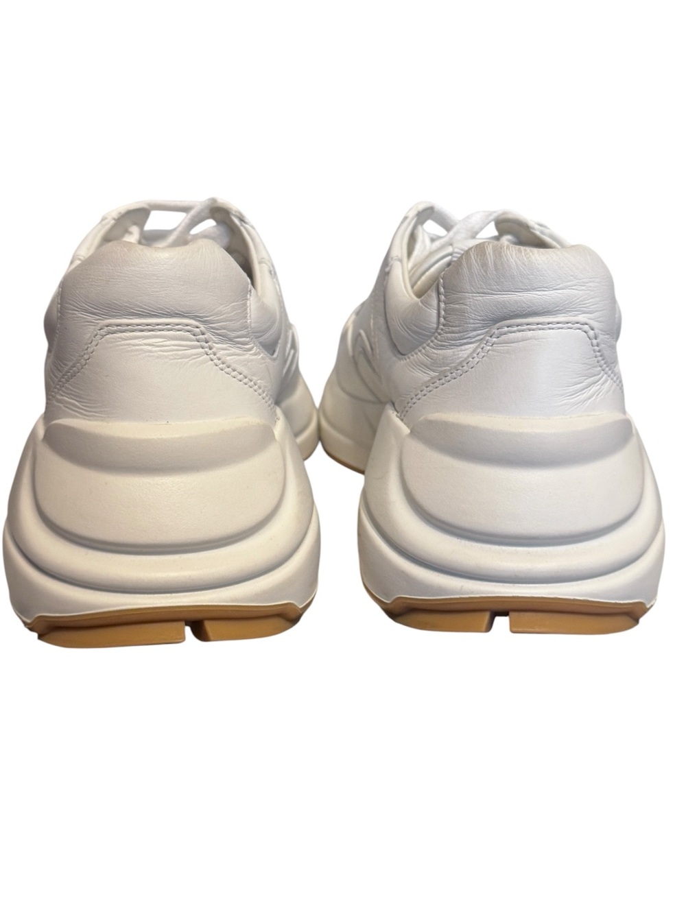 Gucci Cream Leather Sneaker - Picture 3 of 9